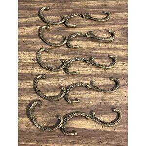 5 arm part vintage lamp Spelter Brass Plated Spider from Pineapple Chandelier 8"